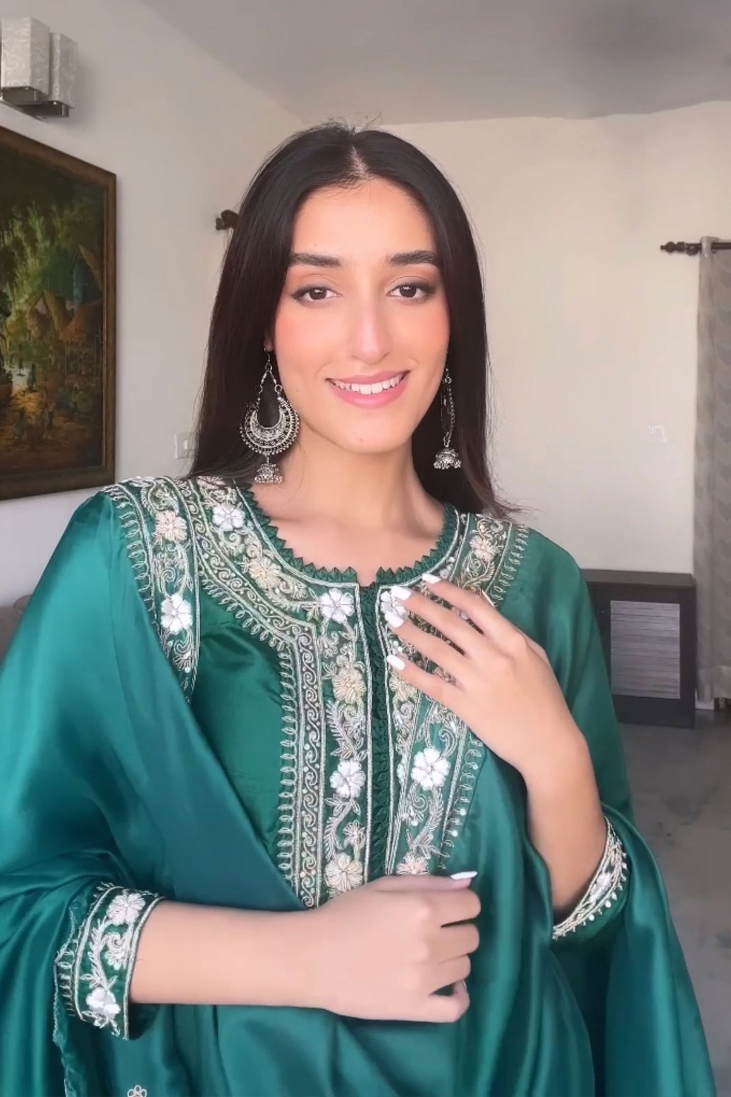 Mannat Sandhu in Kimaya Kurta Set