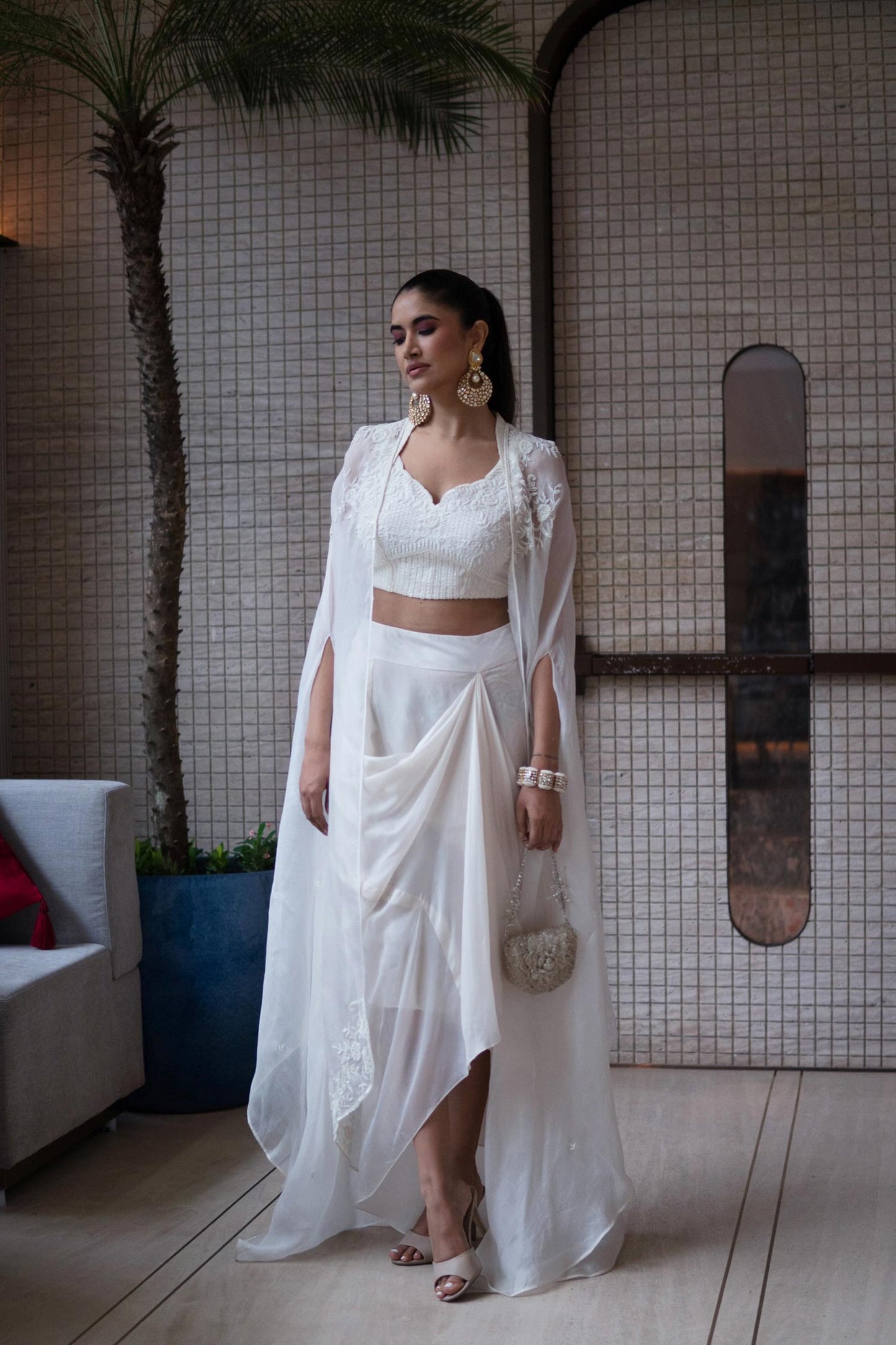 Alisha Pekha in Ania Cape Set