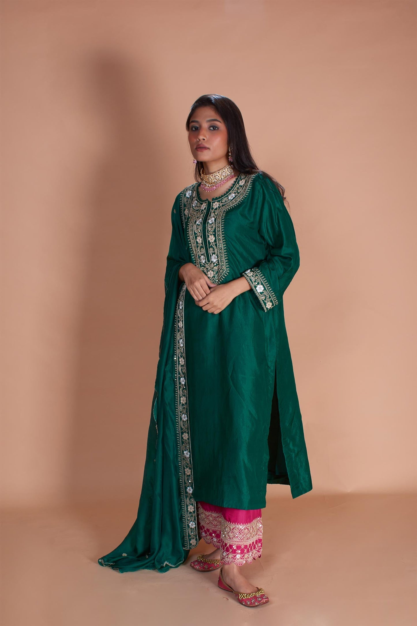 Mannat Sandhu in Kimaya Kurta Set
