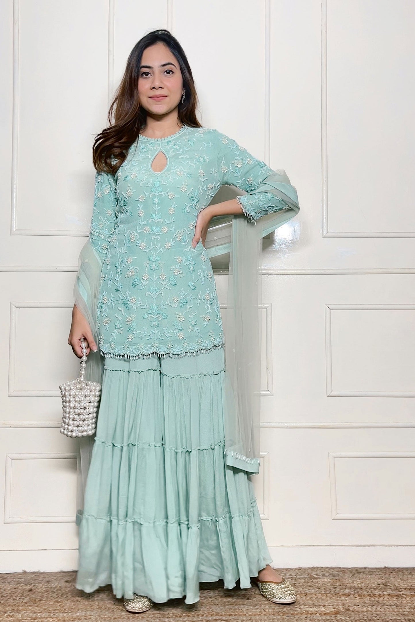 Rhea Kapoor in Esra Sharara Set
