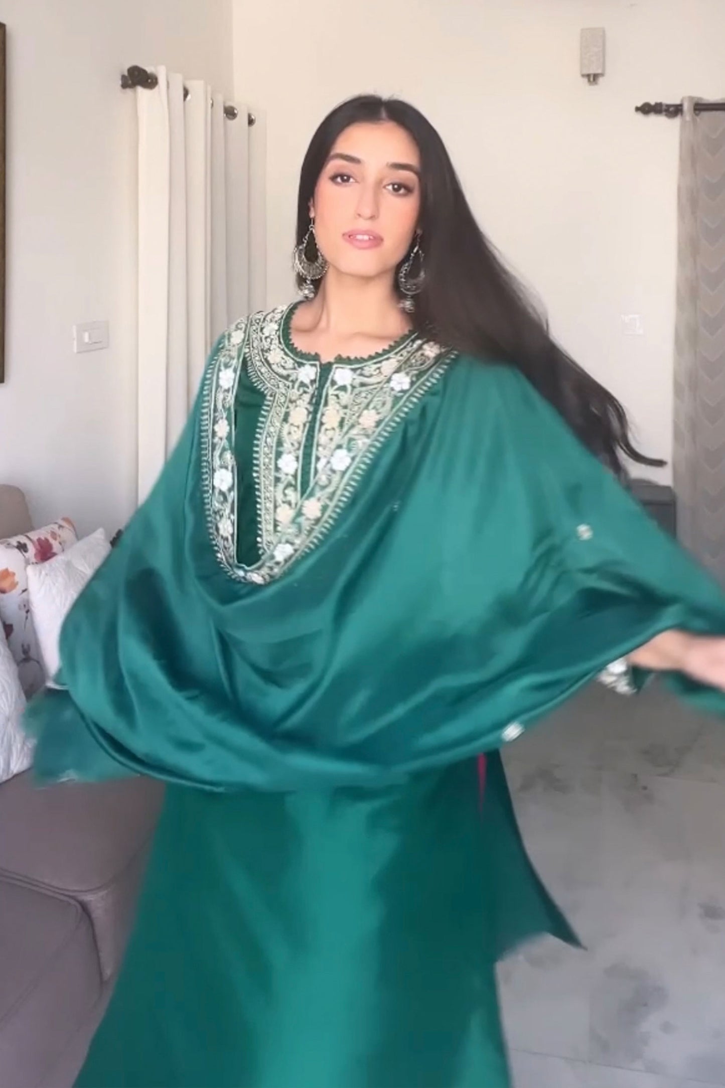 Mannat Sandhu in Kimaya Kurta Set