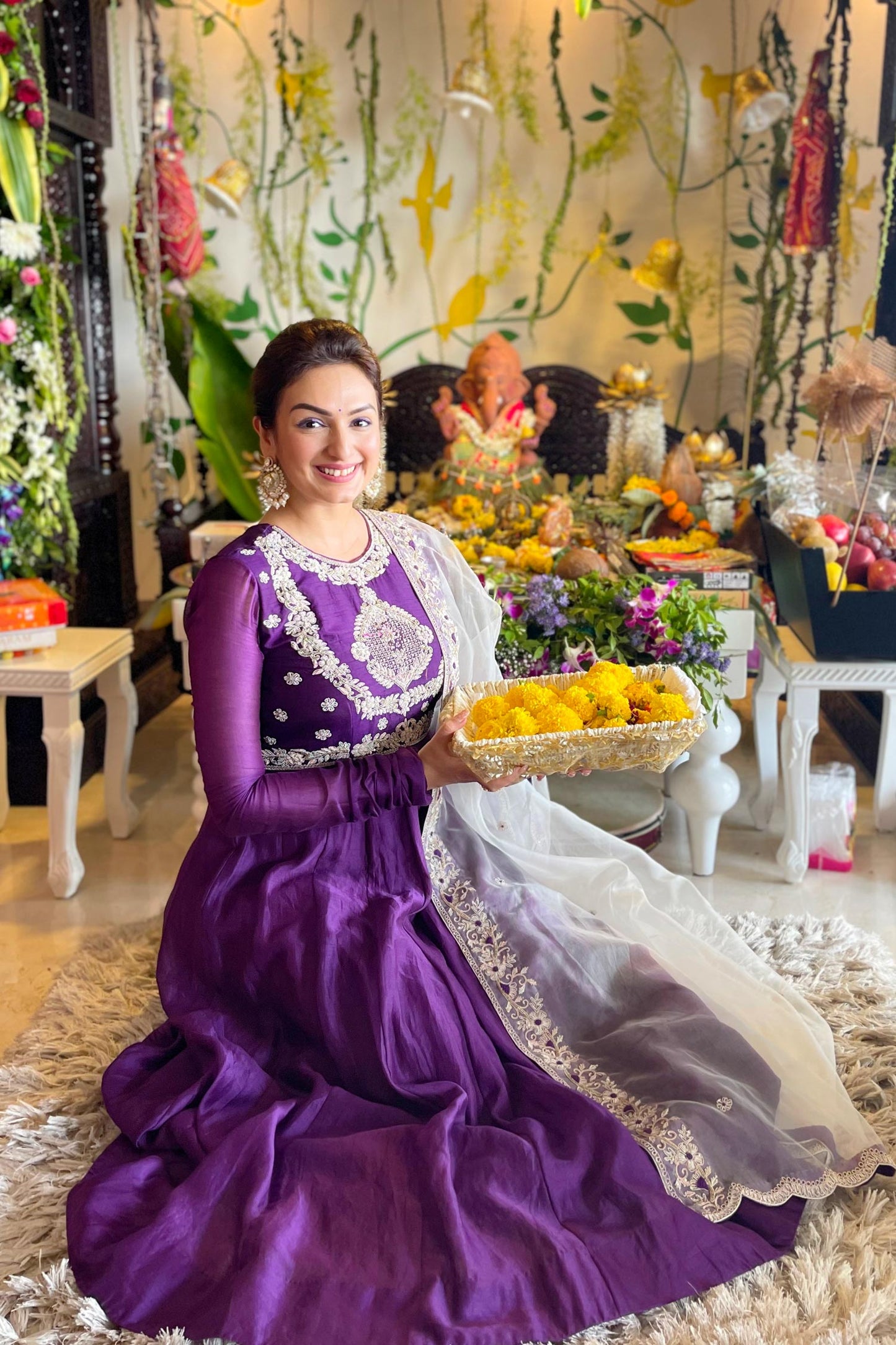 Akriti Kakkar in Amyra Anarkali