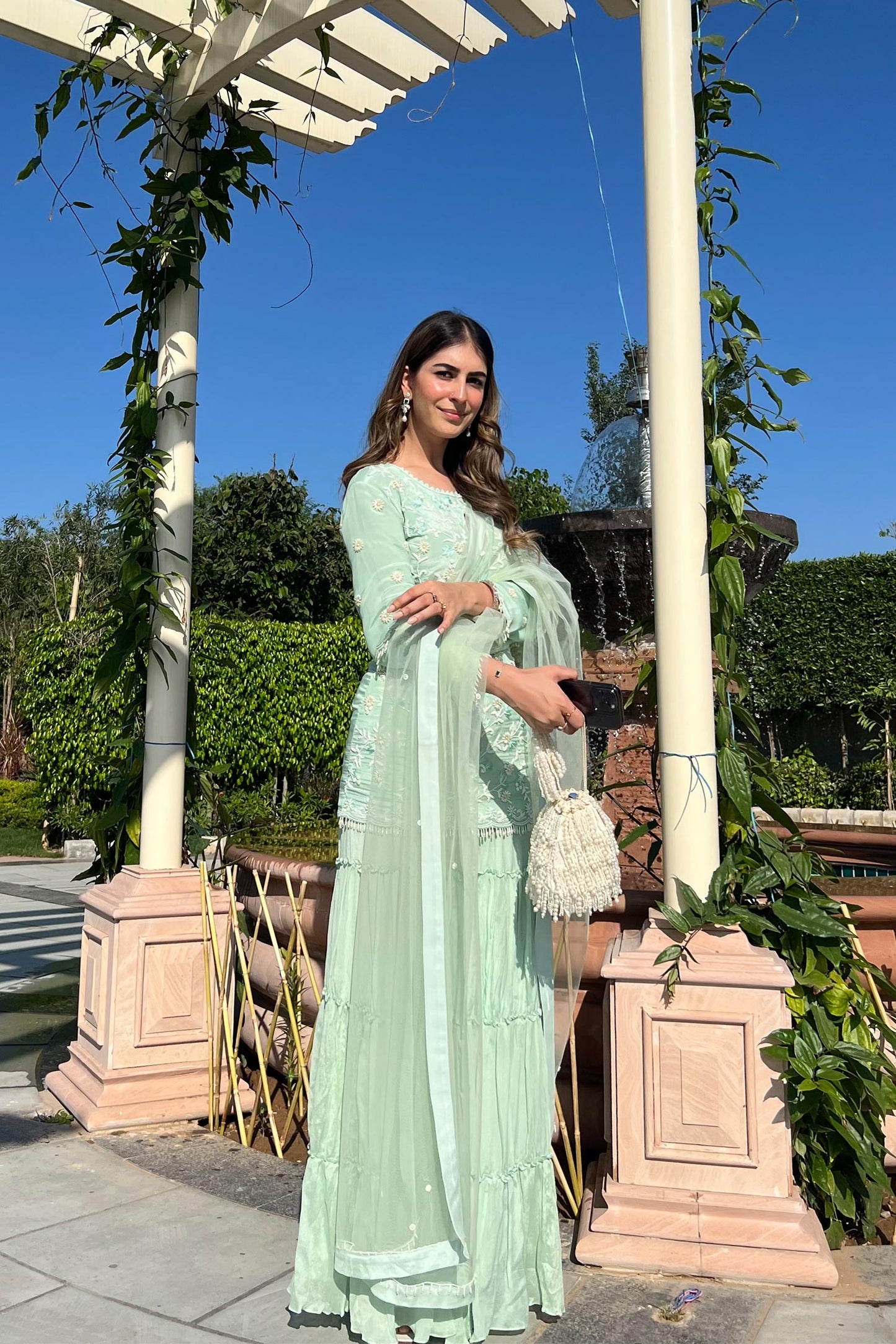 Rhea Kapoor in Esra Sharara Set