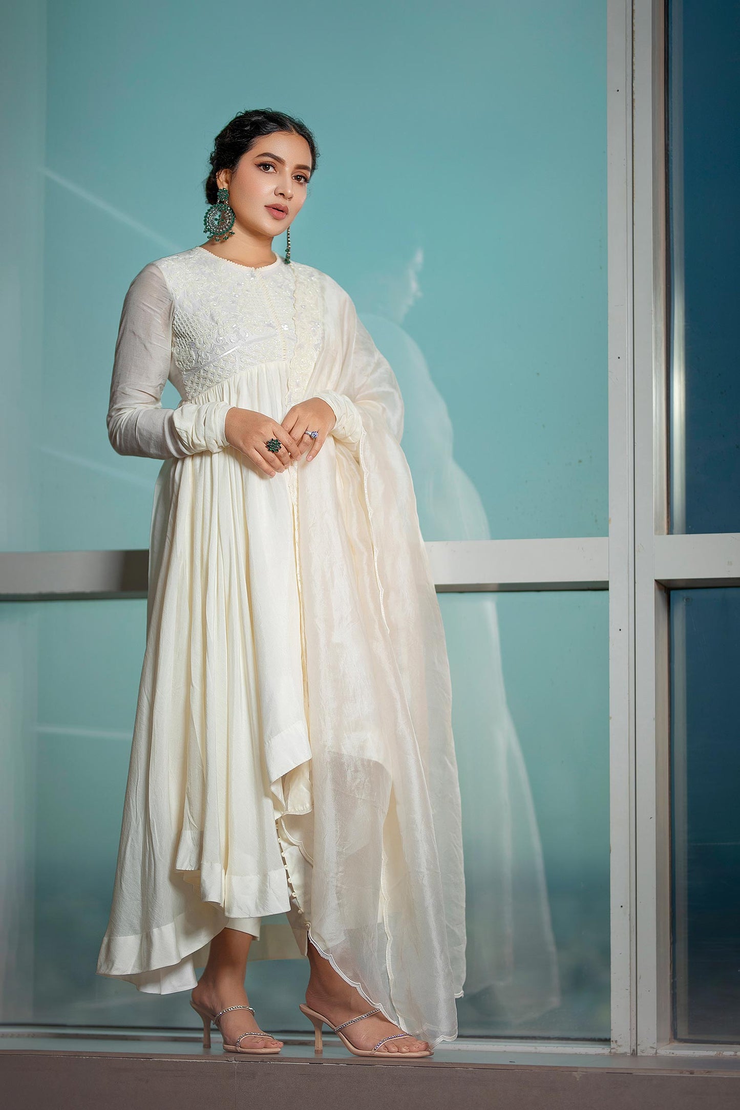 Shubashree Ganguly in Zahra Anarkali