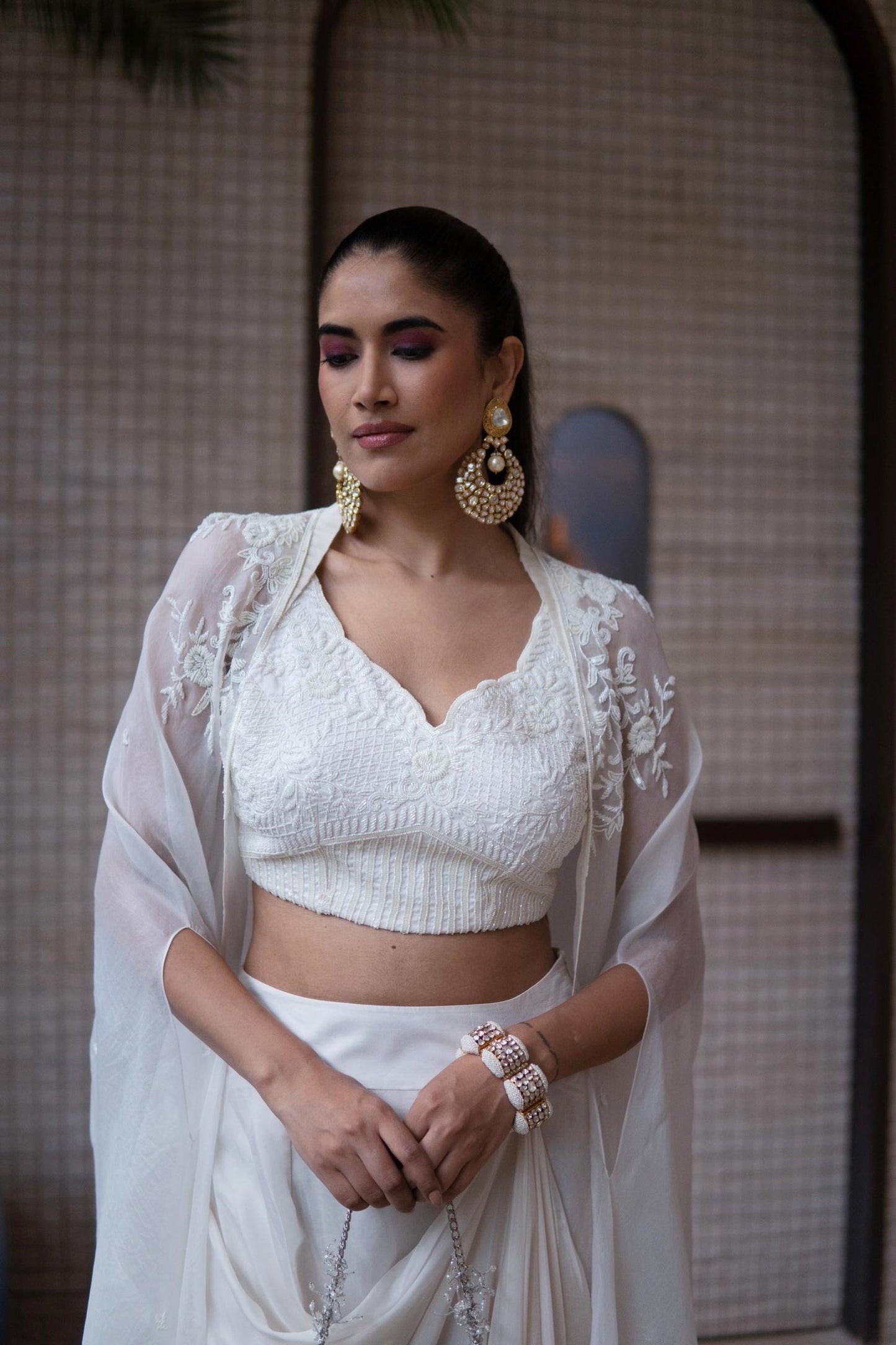 Alisha Pekha in Ania Cape Set