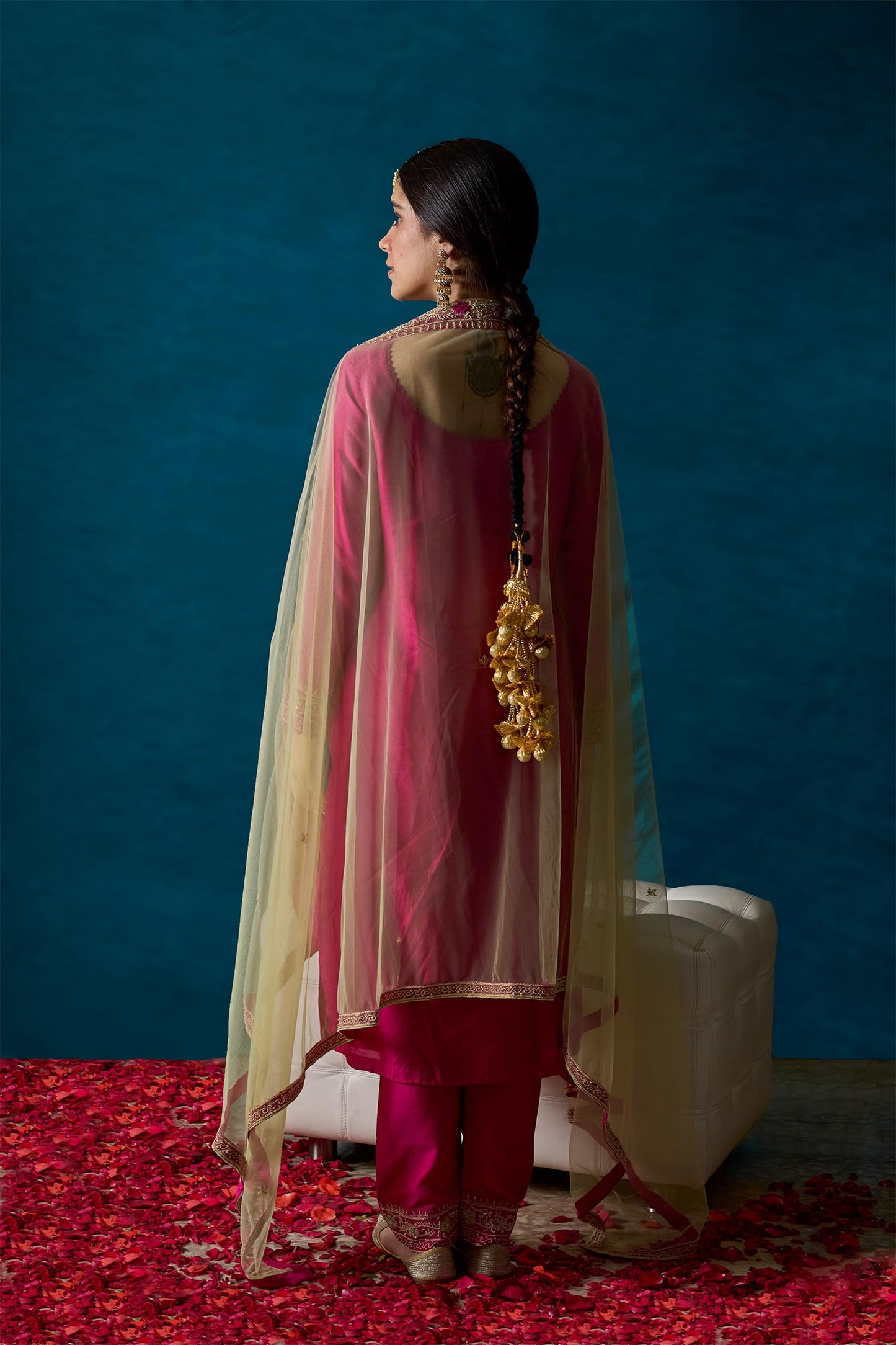 Inaya - Magenta Kurta and Cigarette Pants