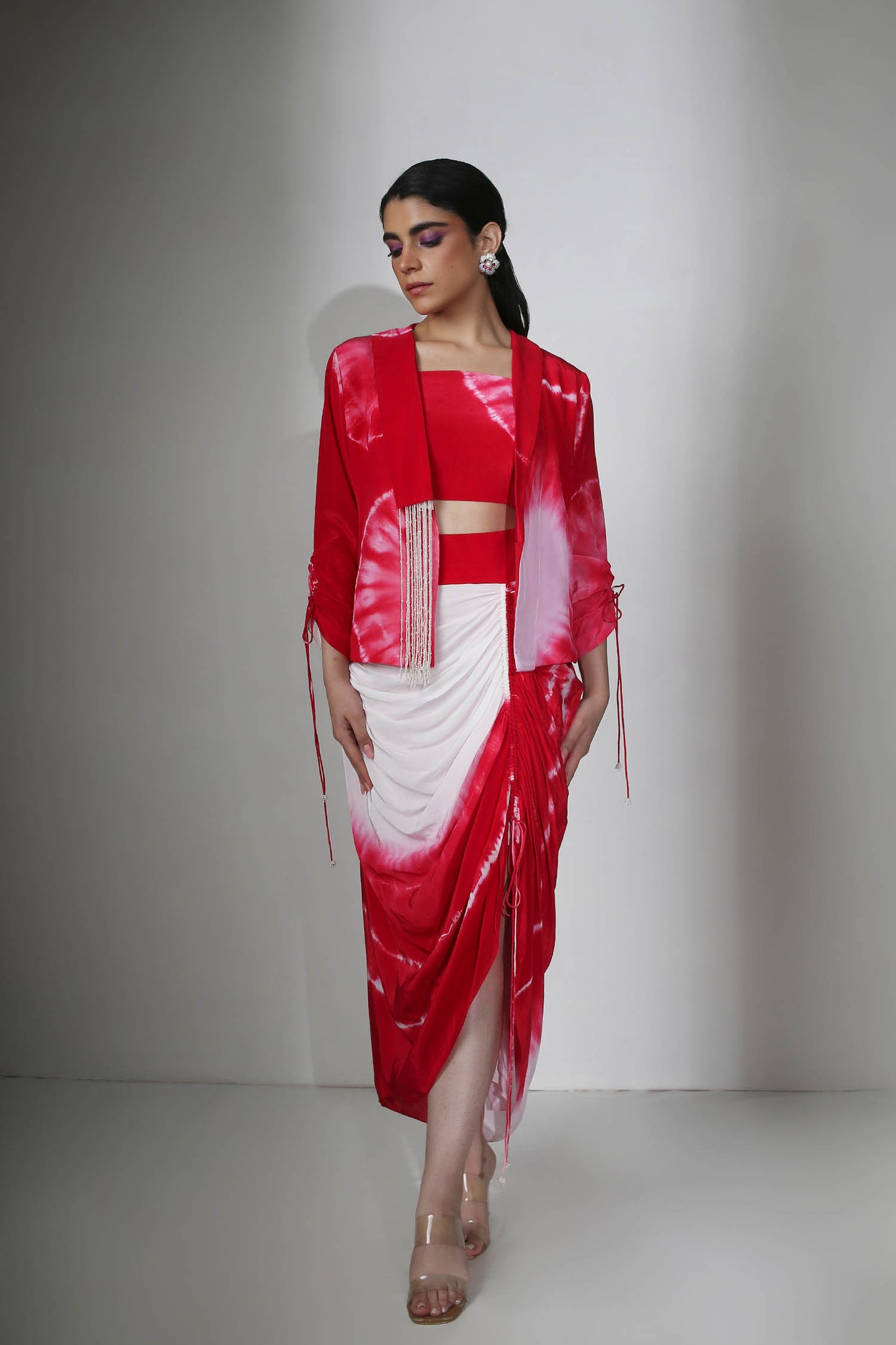 Neimat - Red Tie Dye Co-Ord Set