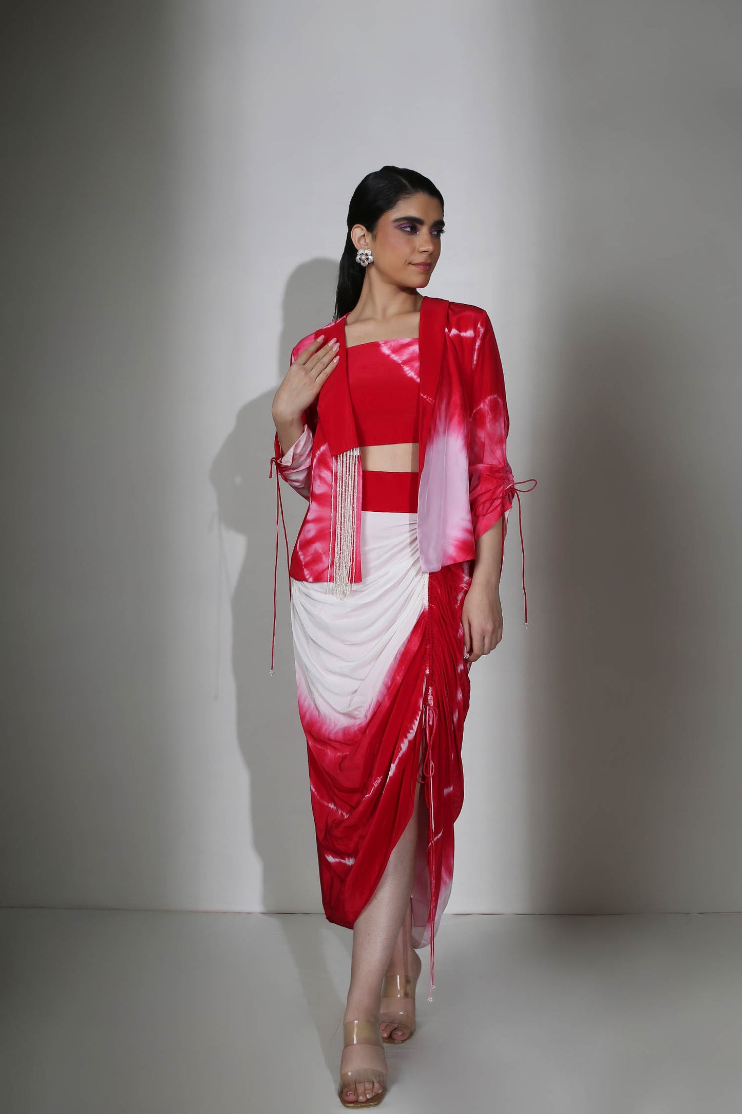 Neimat - Red Tie Dye Co-Ord Set