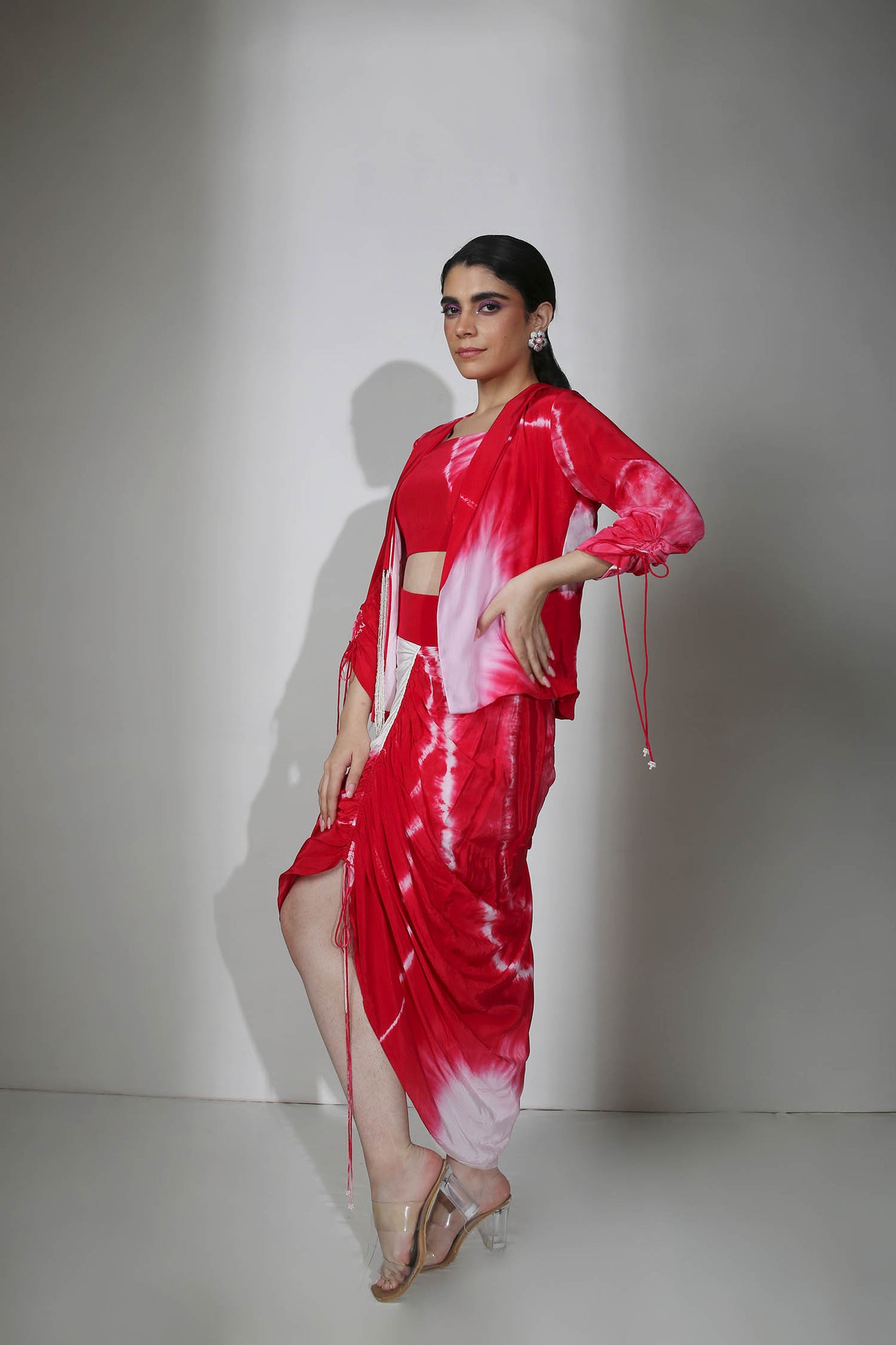 Neimat - Red Tie Dye Co-Ord Set