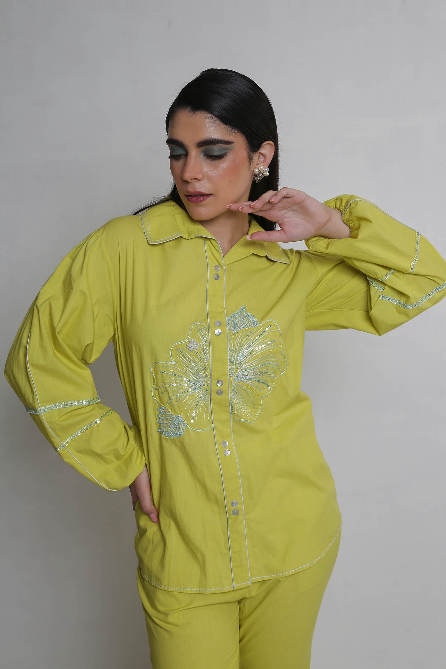 Zoa - Sharp Green Co-ord Set